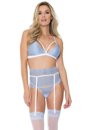 Coquette - Bralette| Garter Belt| And G-String  - CQ21110
