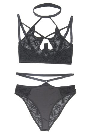 Coquette - Halter Bra With Full Back Panty  - CQ7228