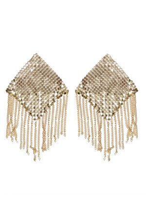 Coquette - Chain Mail Pasties With Fringe  - CQ7252