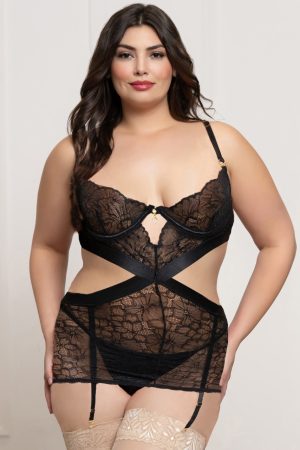 Seven til Midnight - Two piece chemise set - STM11829XP