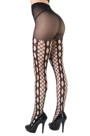 Coquette - Net Panel Fishnet Pantyhose  - CQ1899