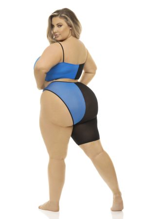 Pink Lipstick - Block You Out 2Pc Bandeau Set - PL23109X