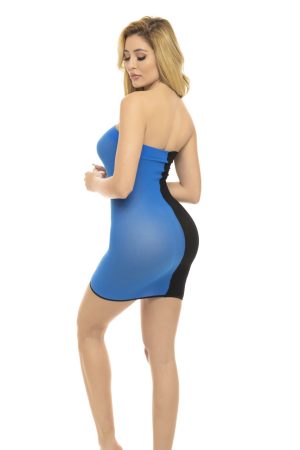 Pink Lipstick - Block You Out Two Tone Dress - PL25117