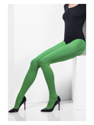 Opaque Tights, Green - FV27139