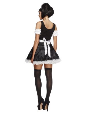 Fever Flirty French Maid Costume, Black - FV31212