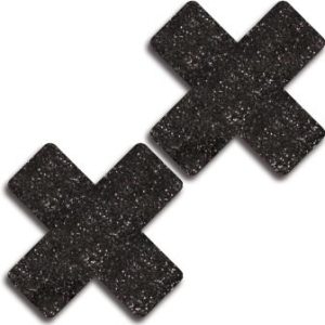 Set of glitter cross pasties. - GL31509