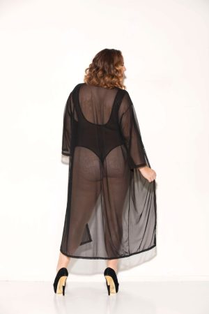 3/4 Sleeve Mesh Robe - GL37534X