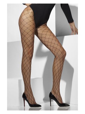 Diamond Net Tights, Black - FV42713