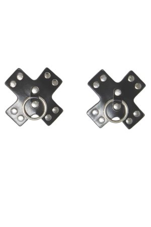 Coquette - Studded Cross Pasties  - CQ7249