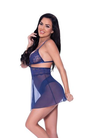 Exposed - Baby Doll & Panty Set - MSM348